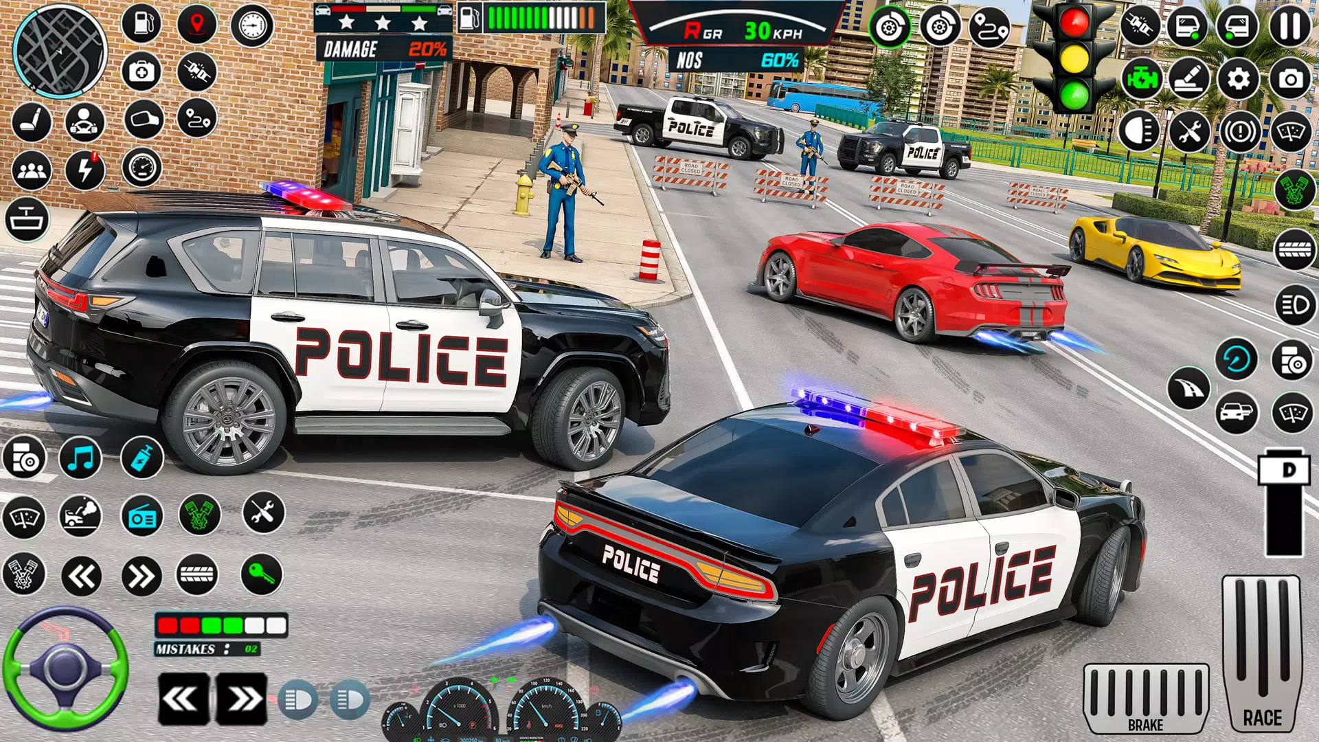 police car parking 3D HD APK para Android - Download