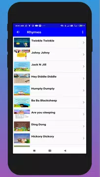 Screenshot 1 for Rhymes in English for Kids