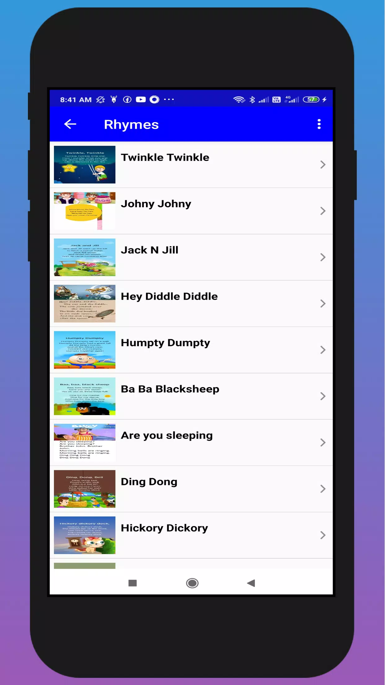 English Rhymes   Nursery kids song offline for Android   APK ...