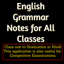APK English Grammar Notes for All Classes