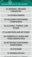 Chemistry Notes for IIT JEE and NEET Ekran Görüntüsü 1