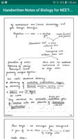 Handwritten Notes of Biology for NEET- AIIMS capture d'écran 3