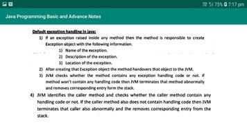 3 Schermata Java Programming Basic and Advance Notes