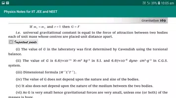 Physics Notes for IIT JEE and NEET screenshot 5