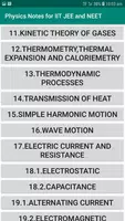 Physics Notes for IIT JEE and NEET screenshot 1