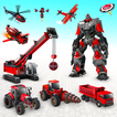 Flying Tractor Robot Transform