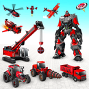 Flying Tractor Robot Transform APK
