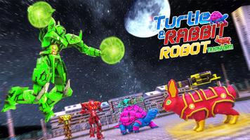 Turtle and Rabbit: Robot Transform Games capture d'écran 2