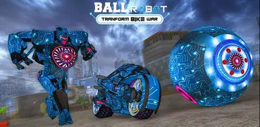 Ball Robot Transform Bike War