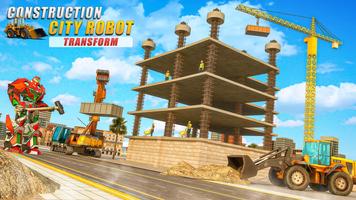 Construction City Robot Transform poster