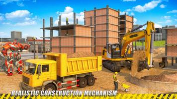 Construction City Robot Transform screenshot 2
