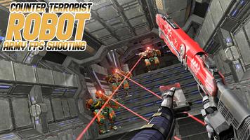 Counter Terrorist FPS Robot Army Shooting poster