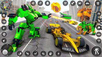 Army Tank Robot 3D Car Games imagem de tela 1