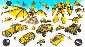 Dragon Robot Transform War Affiche