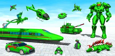 Train Robot Car Transform Game