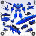 Icona Train Robot Car Transform Game