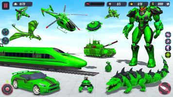 Animal Crocodile Robot Games 포스터