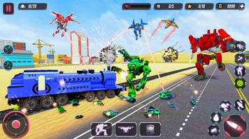 Train Robot Car Transform Game Ekran Görüntüsü 3