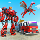 Firefighter Truck Robot Transforme Flying Horse APK