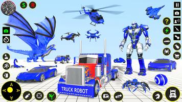 Truck Game - Car Robot Games-poster