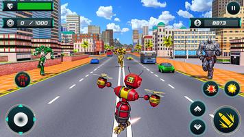 Formula Robot Car Game – Bee Robot Transform Game screenshot 3