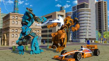 Formula Car Robot City Battle 2021 تصوير الشاشة 1