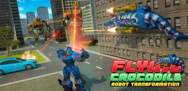 Flying Crocodile Robot Transformation Spiel