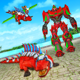 Flying Crocodile Robot Transformation Game icon