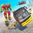 Flying Bus Robot Wars: Robot Games APK