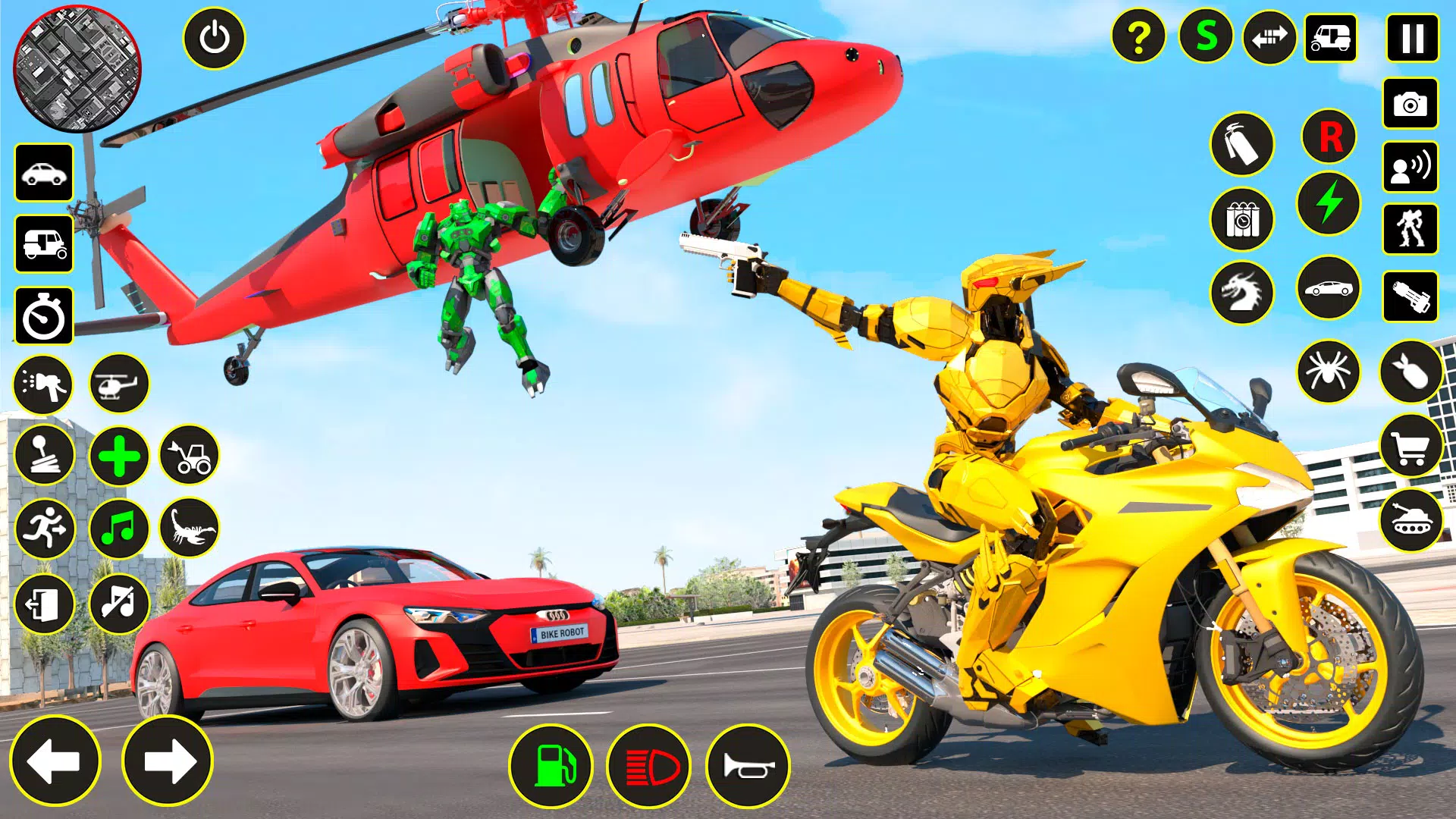 Download do APK de jogo de moto robô voador para Android