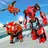 en volant rhinocéros robot transformer: robot guer APK