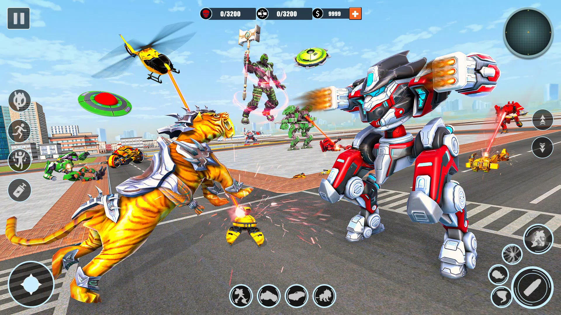 jogo de robô policial tigre - Download do APK para Android