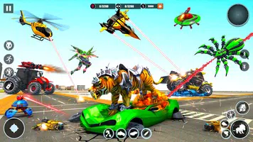 Robot Car Transform: Robot War imagem de tela 5