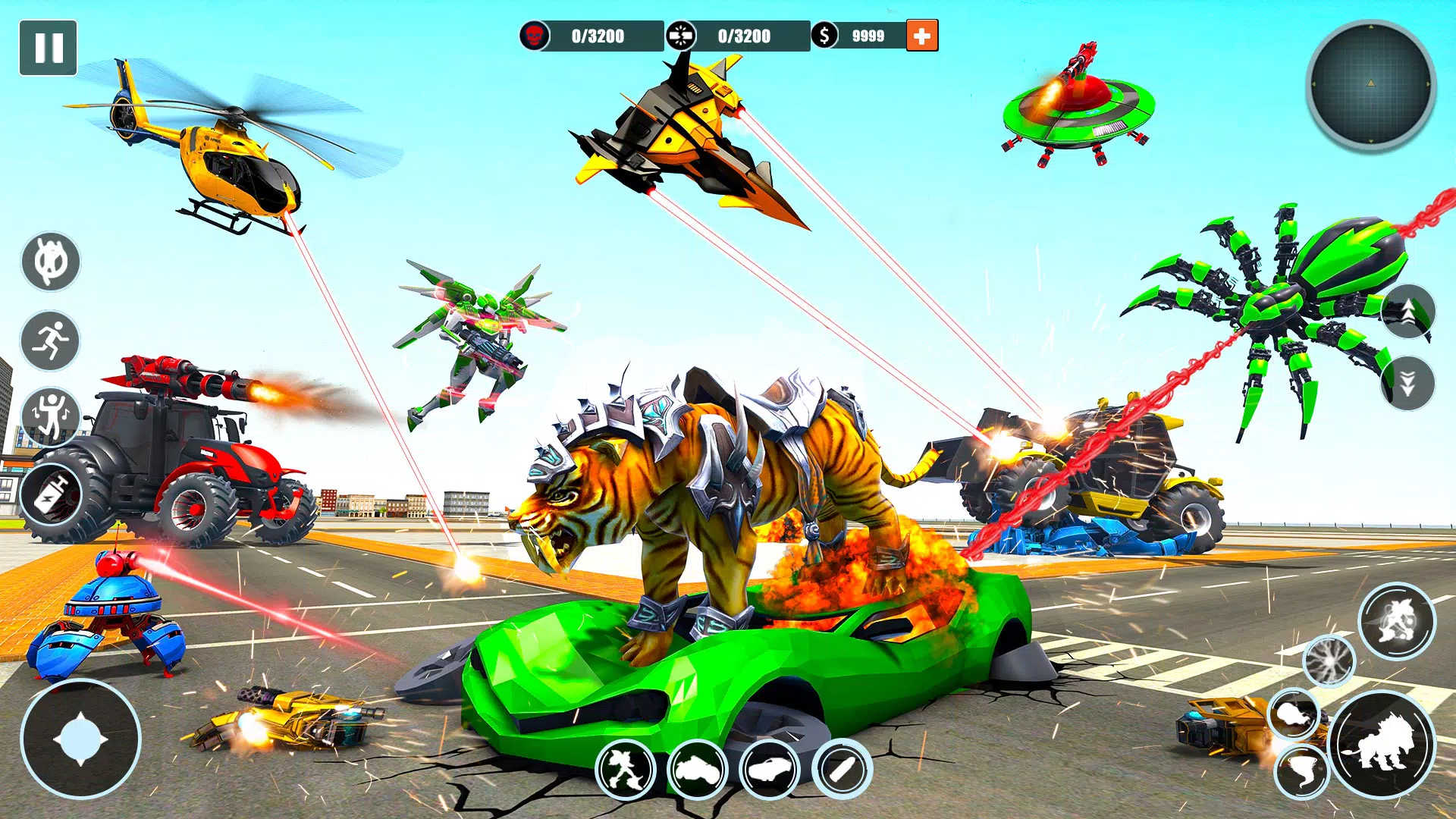 jogo de robô policial tigre - Download do APK para Android