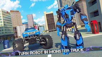 Flying Robot Monster Truck Battle 2019 โปสเตอร์