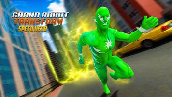 Light Speed Hero Robot Crime City capture d'écran 2