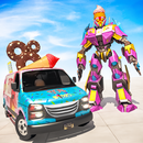 Ice Cream Robot Transform Game APK