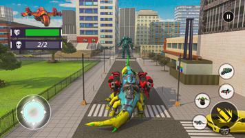 lagarto robô jogos: bicicleta robô transformando j imagem de tela 3