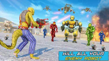 Lizard Man Robot Transformation screenshot 1
