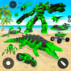 Crocodile Animal Robot Games biểu tượng