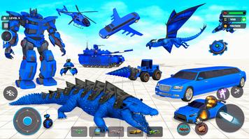 Crocodile Animal Robot Games poster