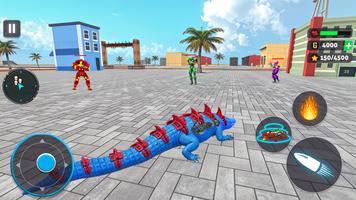 Crocodile Animal Robot Games screenshot 1