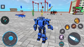 Crocodile Animal Robot Games screenshot 2