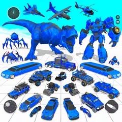 Скачать Dino Robot War Robot Transform APK