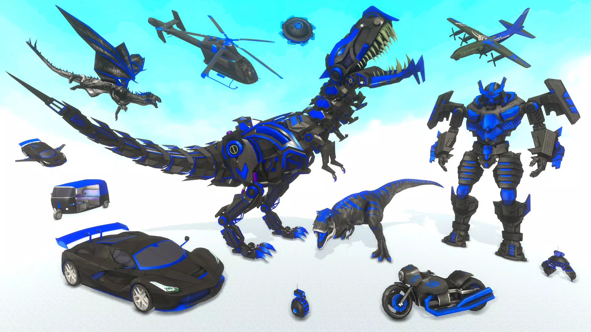 Dino Robot Car Transform Games – Apps no Google Play