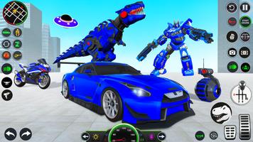 Dino Transform Robot Games Affiche