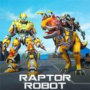 Raptor Robot Transform Game: Robot Wars APK