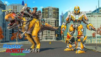Raptor Robot Transform Game plakat