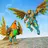 horoz robot dönüştürme oyunlar: robot savaşlar APK