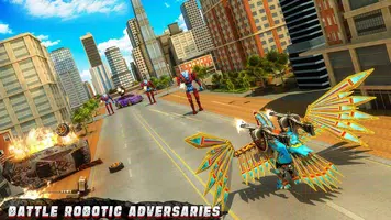 coq robot transformer Jeux: robot guerres capture d'écran 3